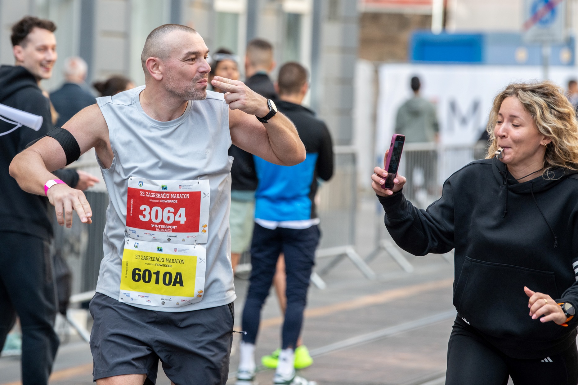 Zagreb Marathon atmosphere
